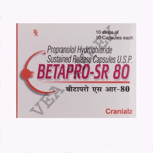 Betapro Sr 80Mg(Propranolol Hydrochloride) Cas No: 525-66-6