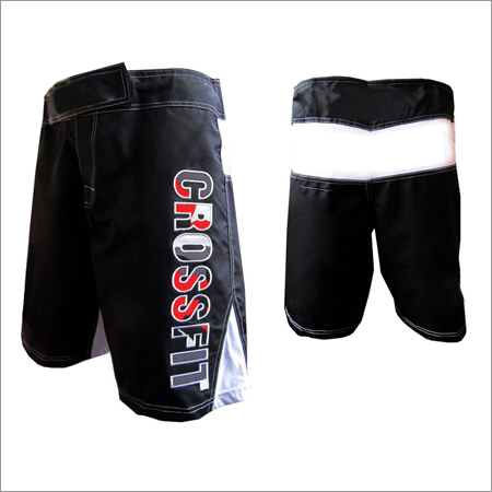 Crossfit Training Shorts - Stretch Woven Fabric, Various Sizes, Black | Lightweight, Elastic Waistband, Hand Pockets, Stretchable, Durable