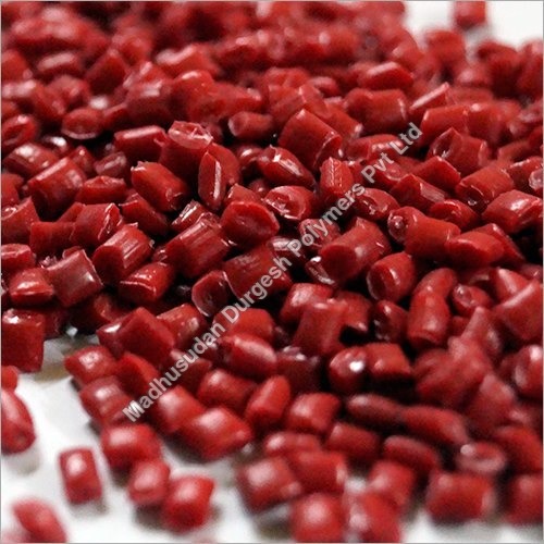 HDPE Dark Red Plastic Granules