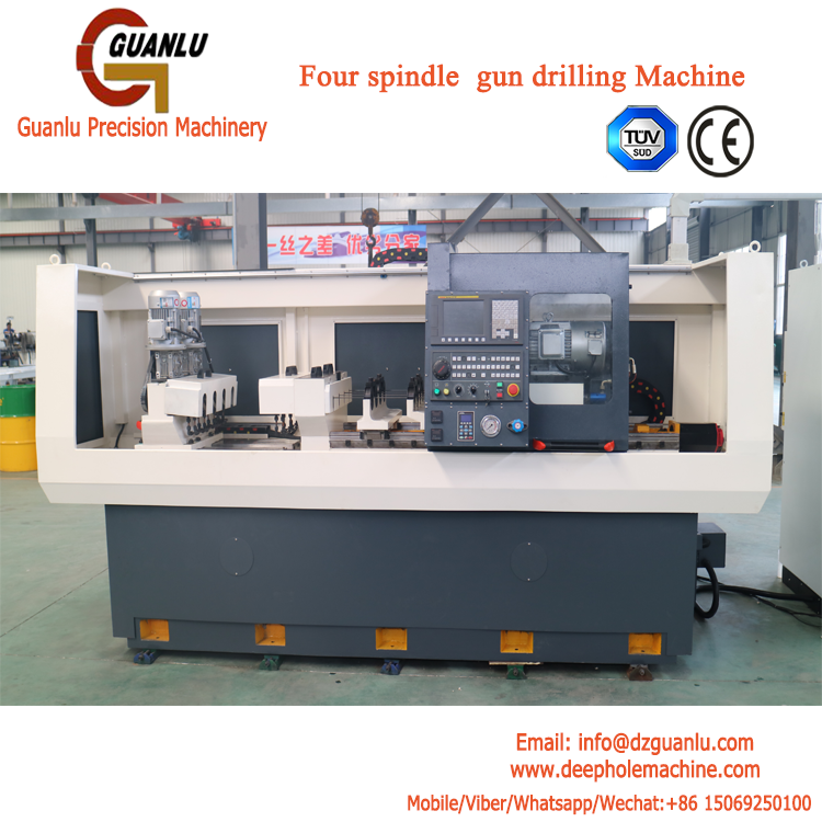 CNC Four spindle Gun drilling Machine
