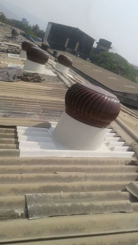 Wind Driven Ventilator - Stainless Steel & Aluminum, 24" Throat Dia, 42-Bade Design for Cleanroom, Factory, and Warehouse Ventilation