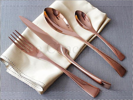Copper Forged Handicraft Cutlery