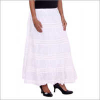 Ladies White Skirt