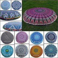 Mandala Round Cushion Cover