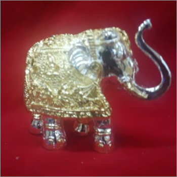 Sculpture Gold Plated Elephant Statue