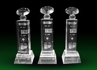 3D Crystal Award & Trophies