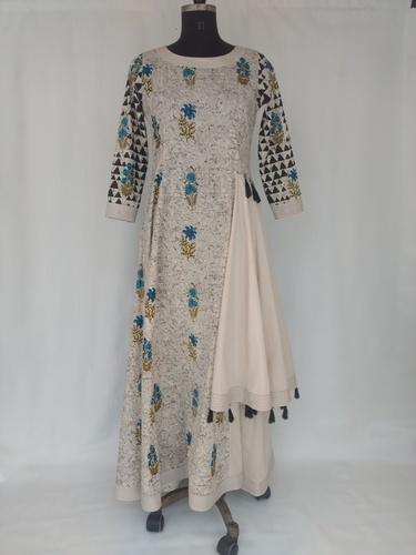 Floor Length Cotton Kurtis
