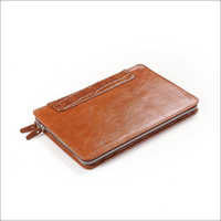 Leather Portfolio - Genuine Leather, 12.5 X 9.5 X 1.5 Inches, Brown | Lightweight Design, Multiple Pockets, Zipper Closure