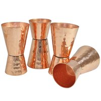 Glassy style copper jigger