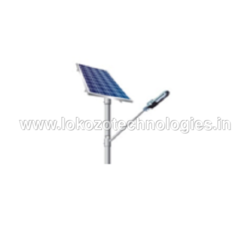 SOLAR STREET LIGHT WITH SAPERATE LUMINARY AND INTEGRATED BATTERY
