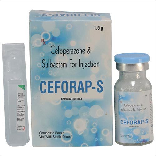 Cefoperazone Sulbactam Injection - 1000 Pieces Powder Form | Anti-Bacterial Treatment for Intra Abdominal, Urinary Tract, Skin, Respiratory, Gynecological, and Surgical Infections