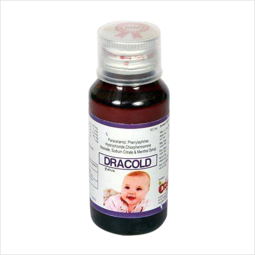 Dracold - 60 Milliliter Liquid Drug Solution | Effective Relief for Cold Cough and Fever