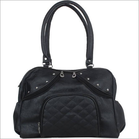 Ladies Black Color Casual Handbags