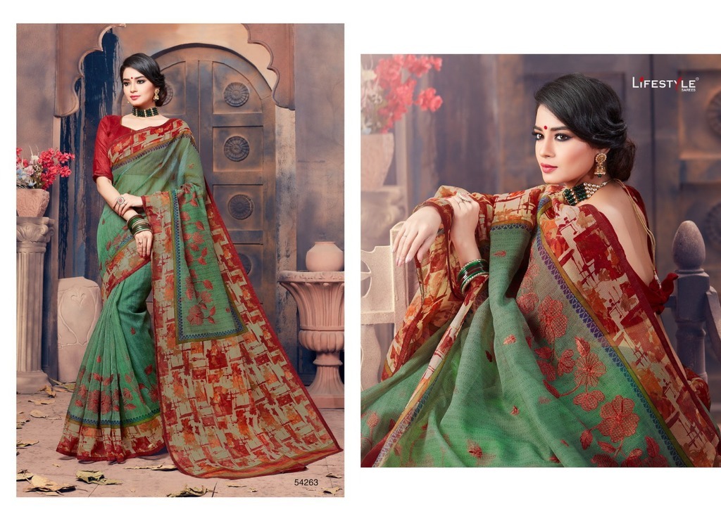 Fancy designer cotton sarees online shopping