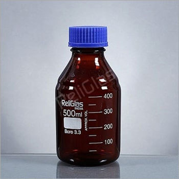 02.223 Reagent Bottle, AMBER, with Screw Cap