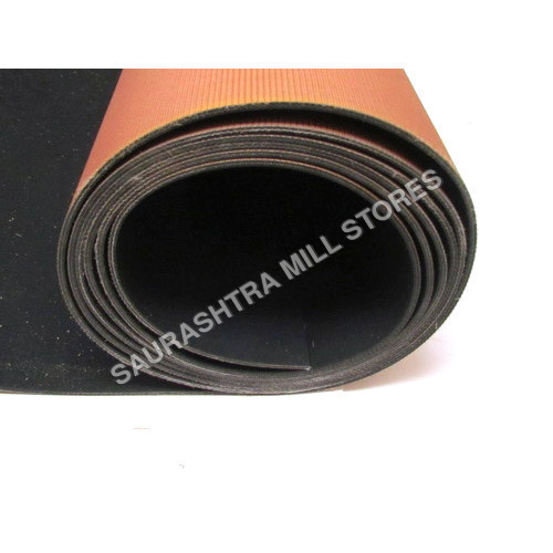 Canvas Conveyor Belt - Heavy Duty Rubber Structure , High Tensile Load Resistance, Non-Toxic for Food Handling