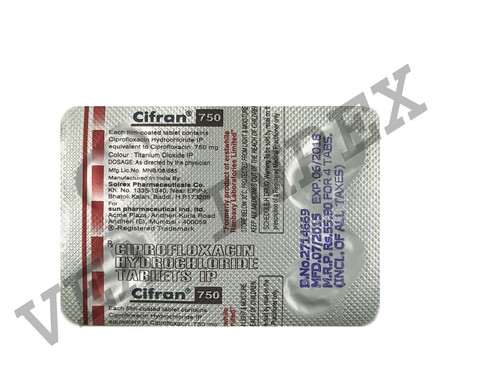 Cifran 750 Ciprofloxacin