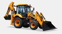 Ax 124 - 4 Wd Backhoe Loader - Color: Yellow