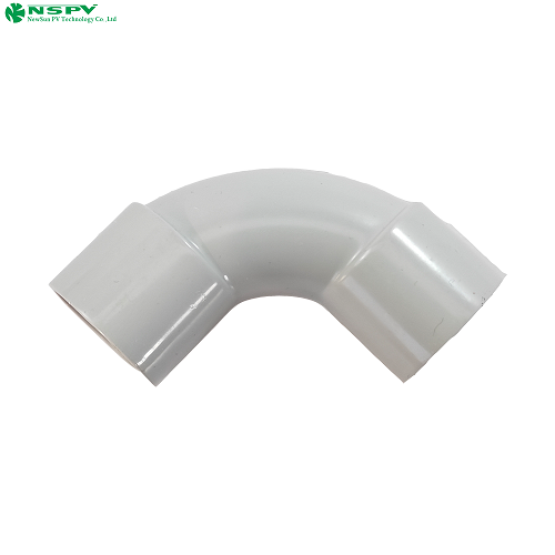 Solid Pvc 25Mm Elbow Pvc Fittings Pvc 90 Degree Elbow - Color: White