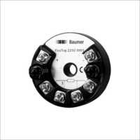 Temperature Transmitter - Metal And Plastic, Black Color | Accurate Sensing, Panel Mount, Long-term Stability, Reverse Polarity Protection, -40â°c To +85â°c