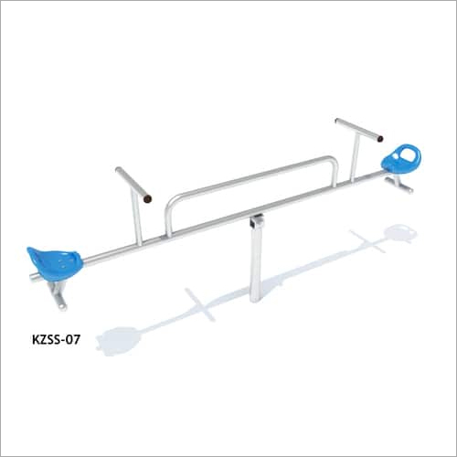 Steel See Saw - 5.6 X 0.10 X 2.5 Ft, Pvc Seat, Supports 150-250 Kg/hr, Suitable For Ages Up To 12 Years
