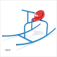 Single See Saw - Gi & Lldpe Plastic, 3.10 X 1.8 X 2 Ft., Age 3-12 Years | Balancing & Climbing Activity, Up To 250 Kg/hr Capacity