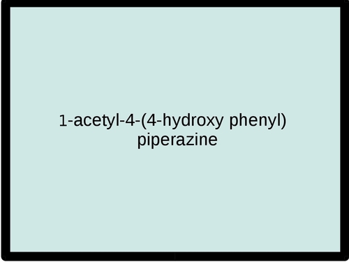 1-acetyl-4-(4-hydroxy phenyl) piperazine