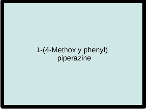 1-(4-Methox y phenyl) piperazine