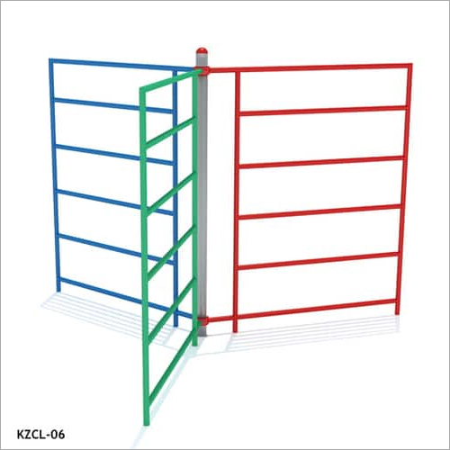 Preschool Playground Climbers - LLDPE Plastic & Metal, 8.8 x 3.6 x 7 Feet | Ideal for Ages Upto 12, Balancing, Climbing, Safe Color Coated Finish