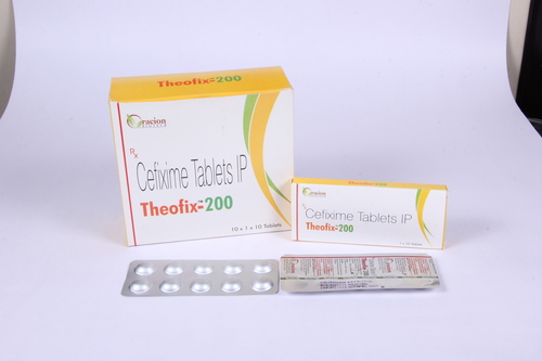Cefixime Trihydrate 100mg (Dispersible Tablets)