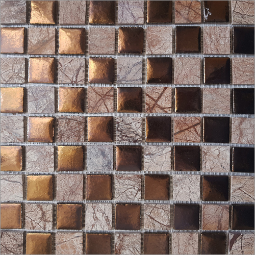 Bronze with Bhutani Stone Mosaic Tiles