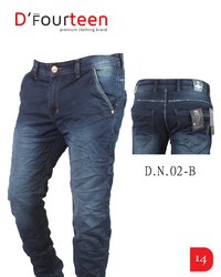 MEN BRANDED NERO BUTTONS JEANS