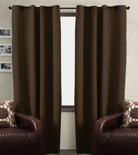 Kurtains2fly Blackout Curtain- 2-Panel Brown Color 4.5 x 9 ft (Brown, 4 x 6)