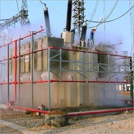 Transformer High Velocity Water Spray System