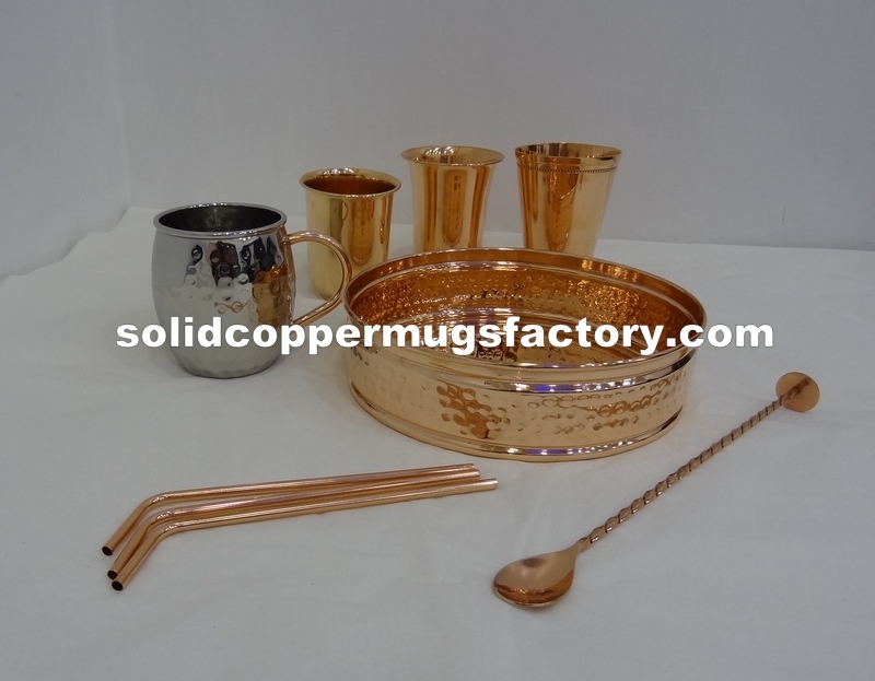 Luxury Copper Bar Tray