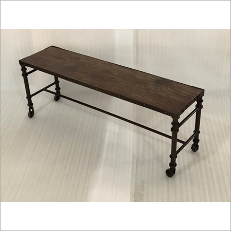 IRON & WOODEN BENCH