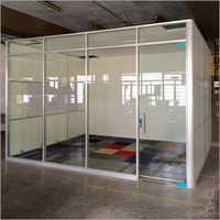 White Aluminum Free Standing Office Cabins