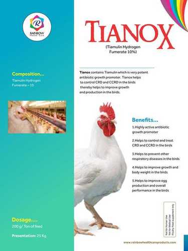 Tiamulin Hydrogen Fumarate 10% Granules