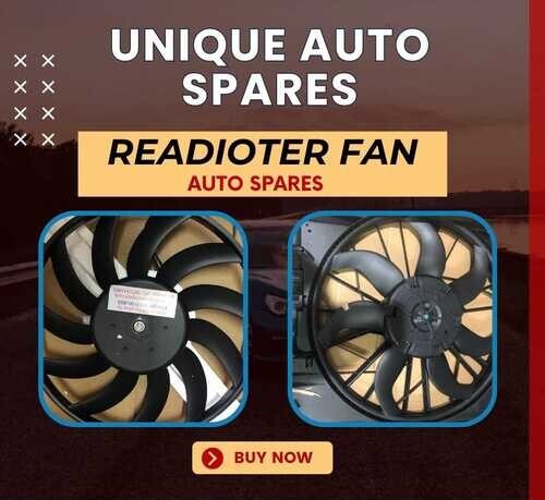 Audi A4 A6 A8 Radiator Fan Assembly - Color: Black