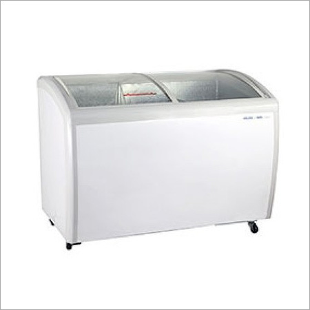 Glass Top Curved Deep Freezer