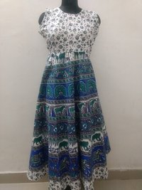 Jaipuri Print Long Dress