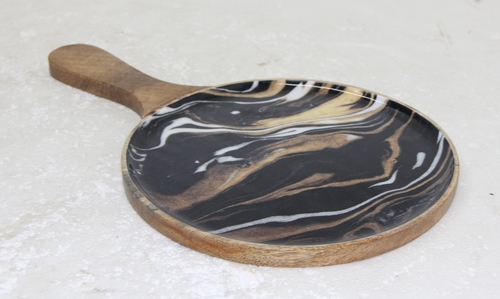 Pizza Platter With Marble Design Pizza Platter With Marble Design