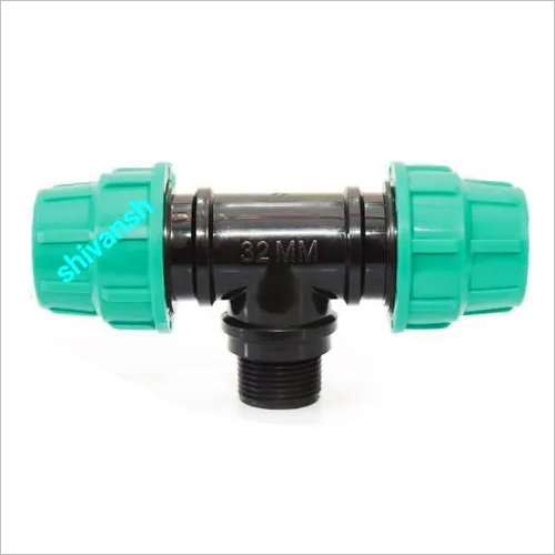 Black Green Blue Pp Compression Push Fit Fitting