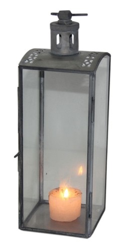 Metal And Glass Lantern Metal And Glass Lantern