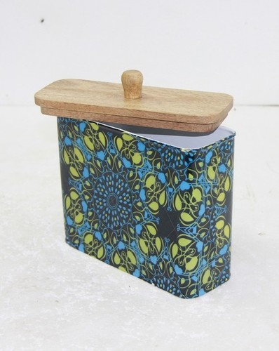Metal Storage Box With Moraccan Design Metal Storage Box With Moraccan Design