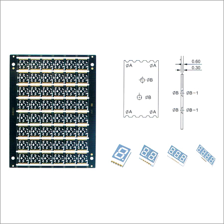 LED Half Hole PCB