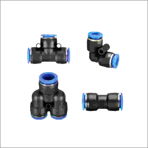 L Type Pneumatic Joint Push Connector