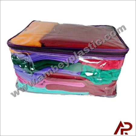 Plastic Transparent Wedding Saree Packing Bag