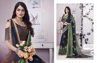 Designer Daily Wear Georgette Silk Saree