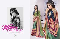 Designer Daily Wear Georgette Silk Saree